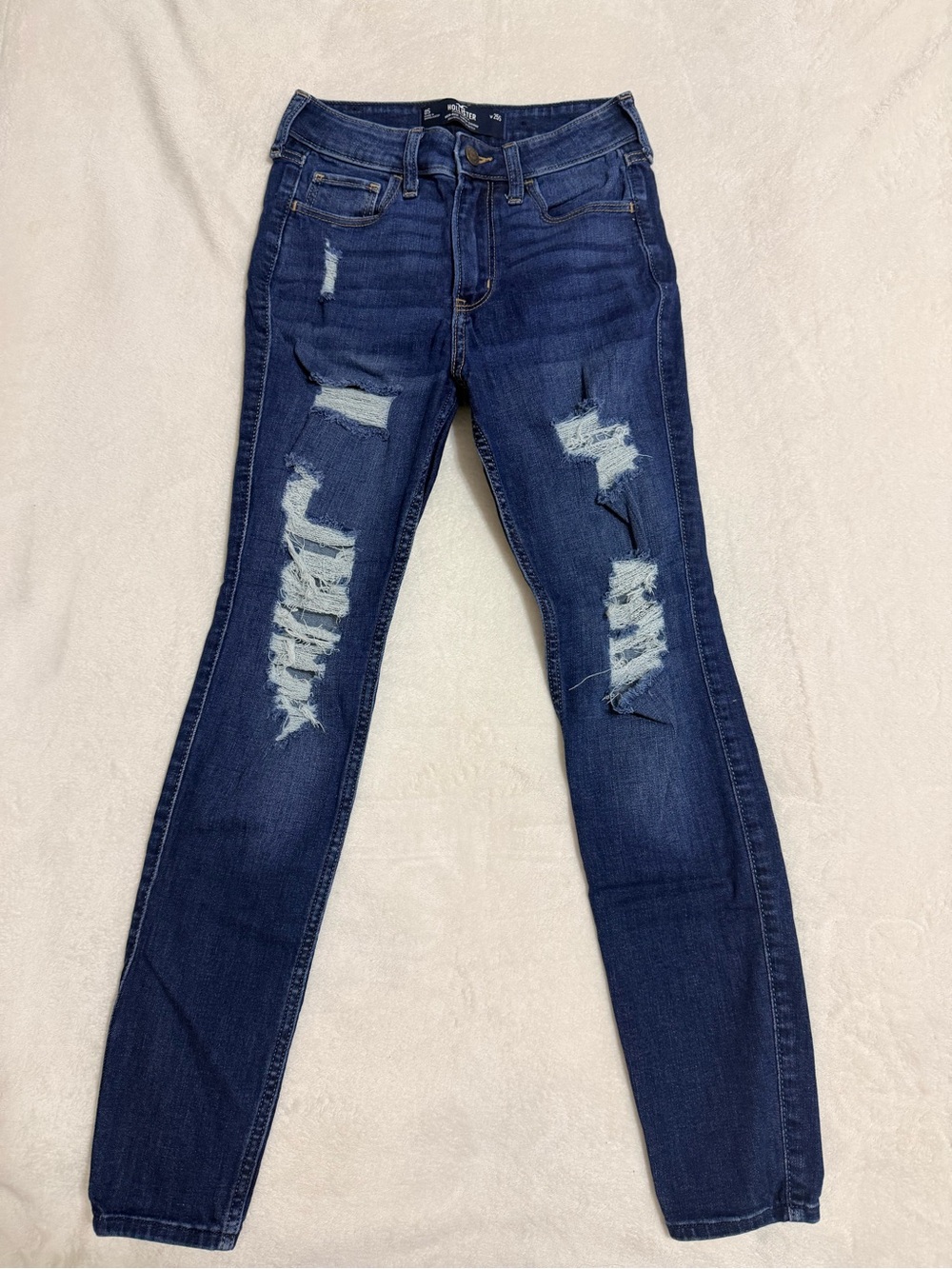 Hollister Dark Wash Ripped Women's Skinny Jeans